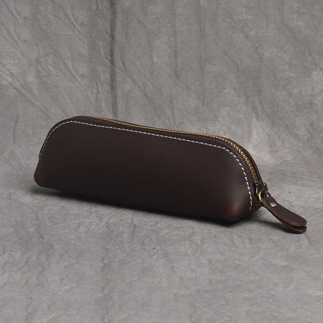 Leather Makeup and Pencil Case | Sequoia Makeup and Pencil Case