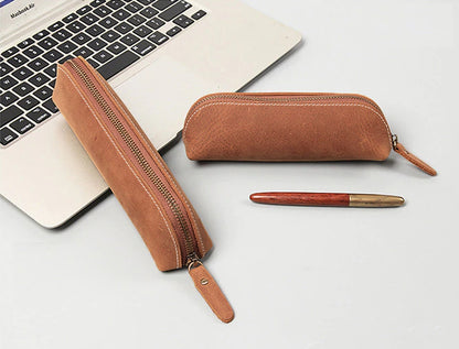 Leather Makeup and Pencil Case | Sequoia Makeup and Pencil Case