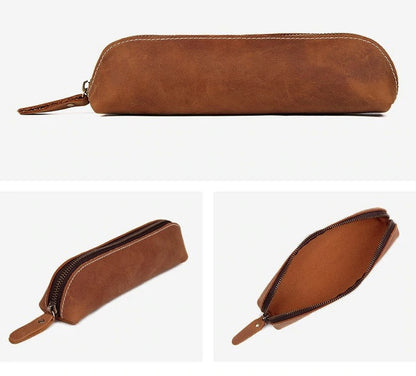 Leather Makeup and Pencil Case | Sequoia Makeup and Pencil Case